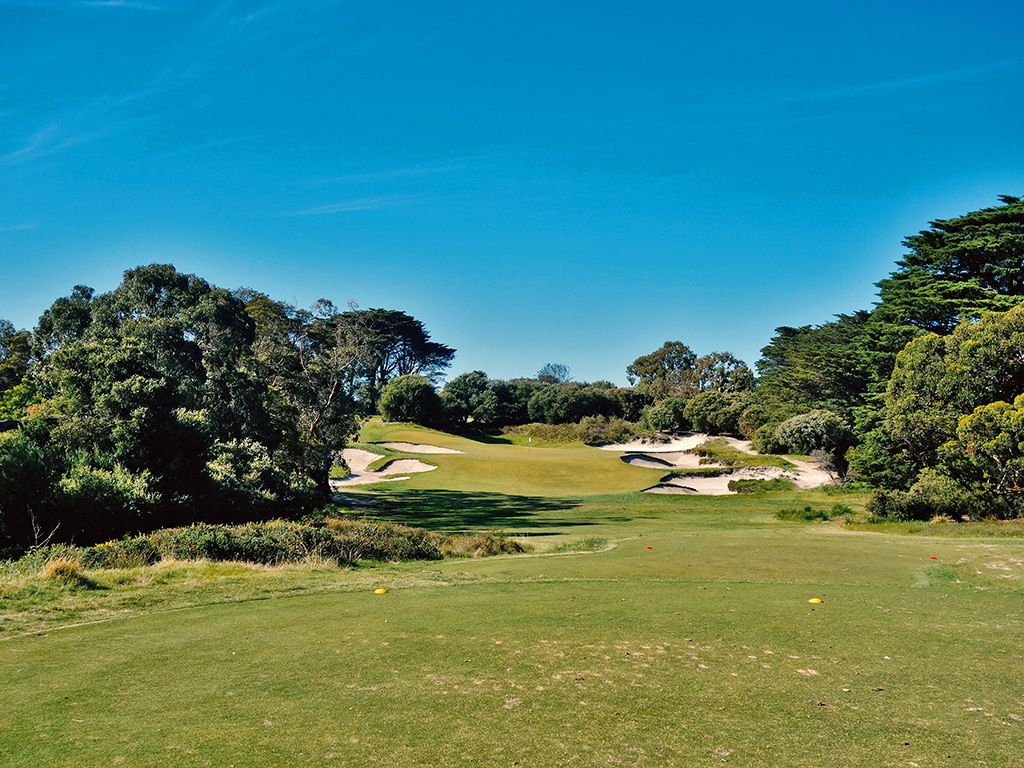3rd Hole at Royal Melbourne Golf Club (Presidents Cup) (176 Yard Par 3)